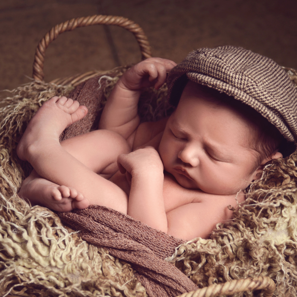 Newborn portrait photography