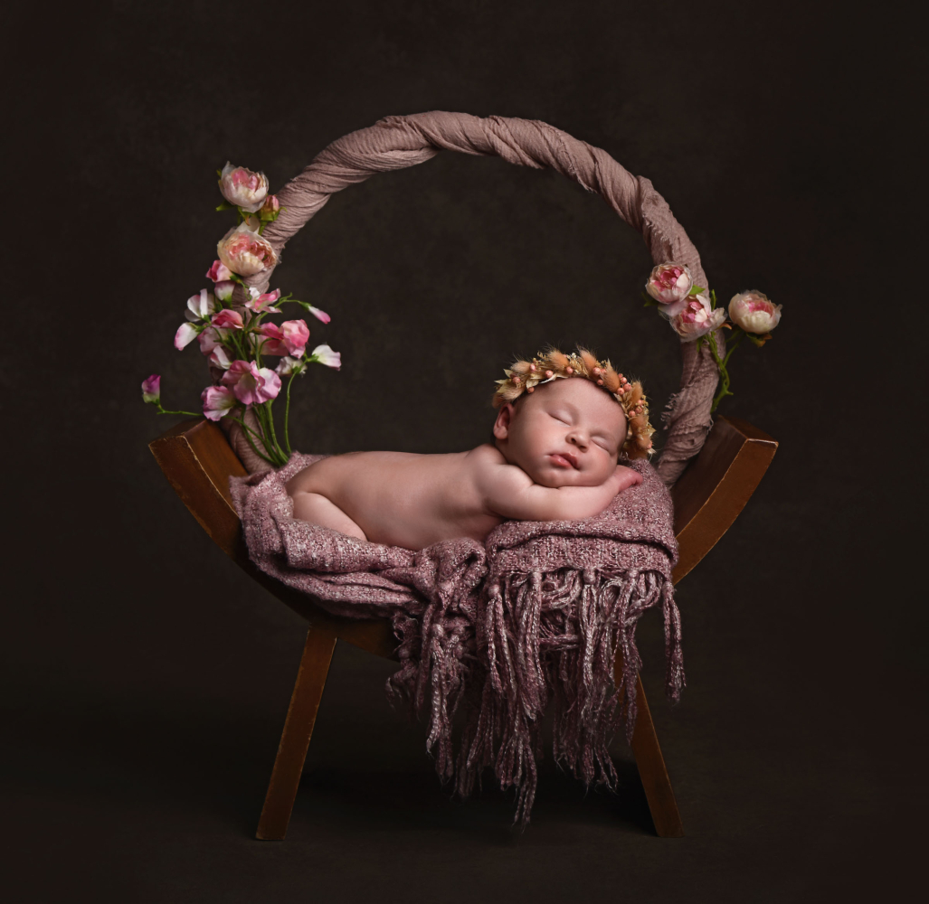 Newborn portrait photography